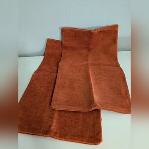 Burnt Orange Set Of Pillow Covers